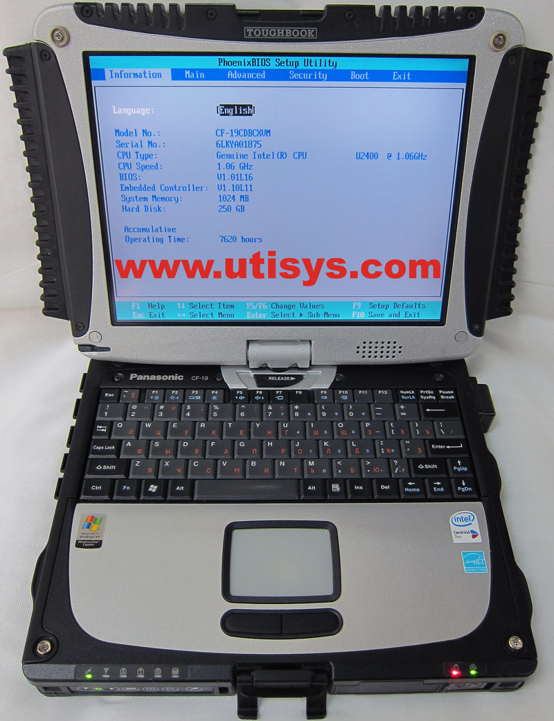 Panasonic ToughBook CF-19 CF-19CDBCXVM MK1
