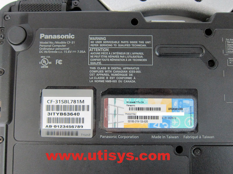 Panasonic ToughBook CF-31 CF-31SBL781M